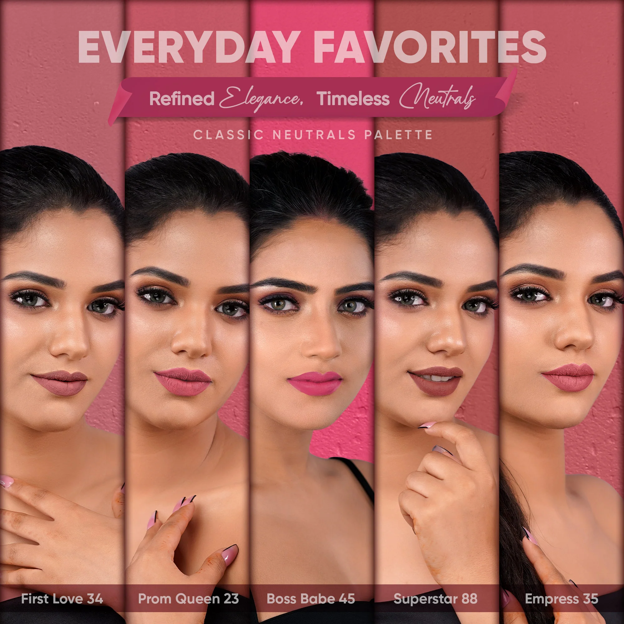 Everyday Favorites: Pack-of-Five Creamy Matte Lip Crayons - Image 3