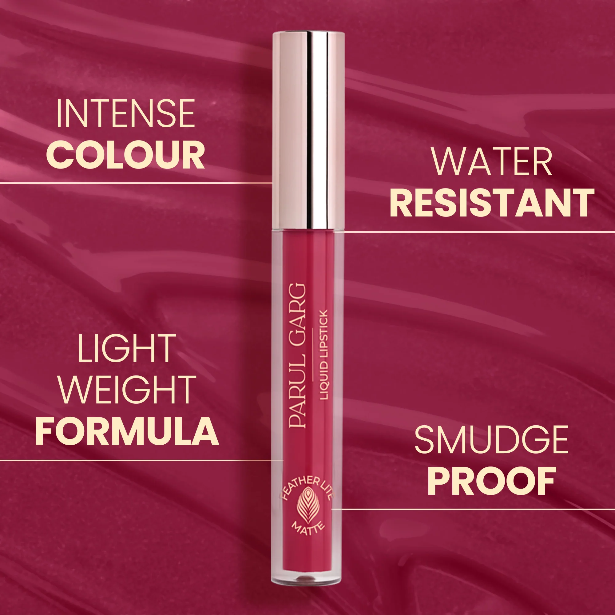 Delight 54: Featherlite Matte Liquid Lipstick - Image 3