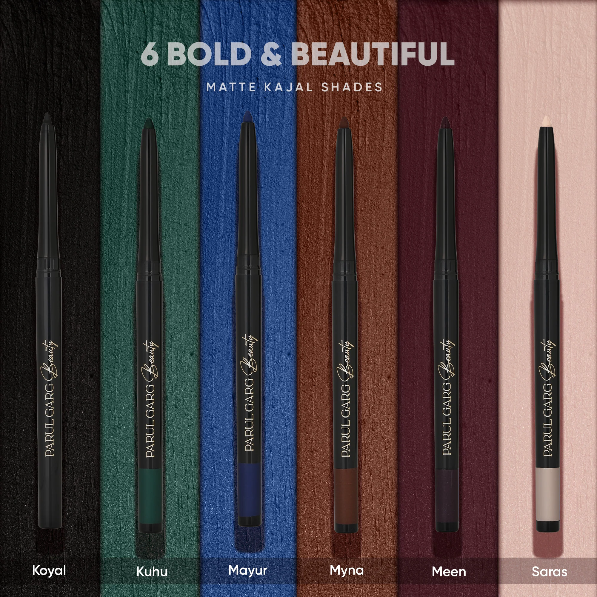 Myna - Rich Brown Matte Bold Define Kajal - Image 3