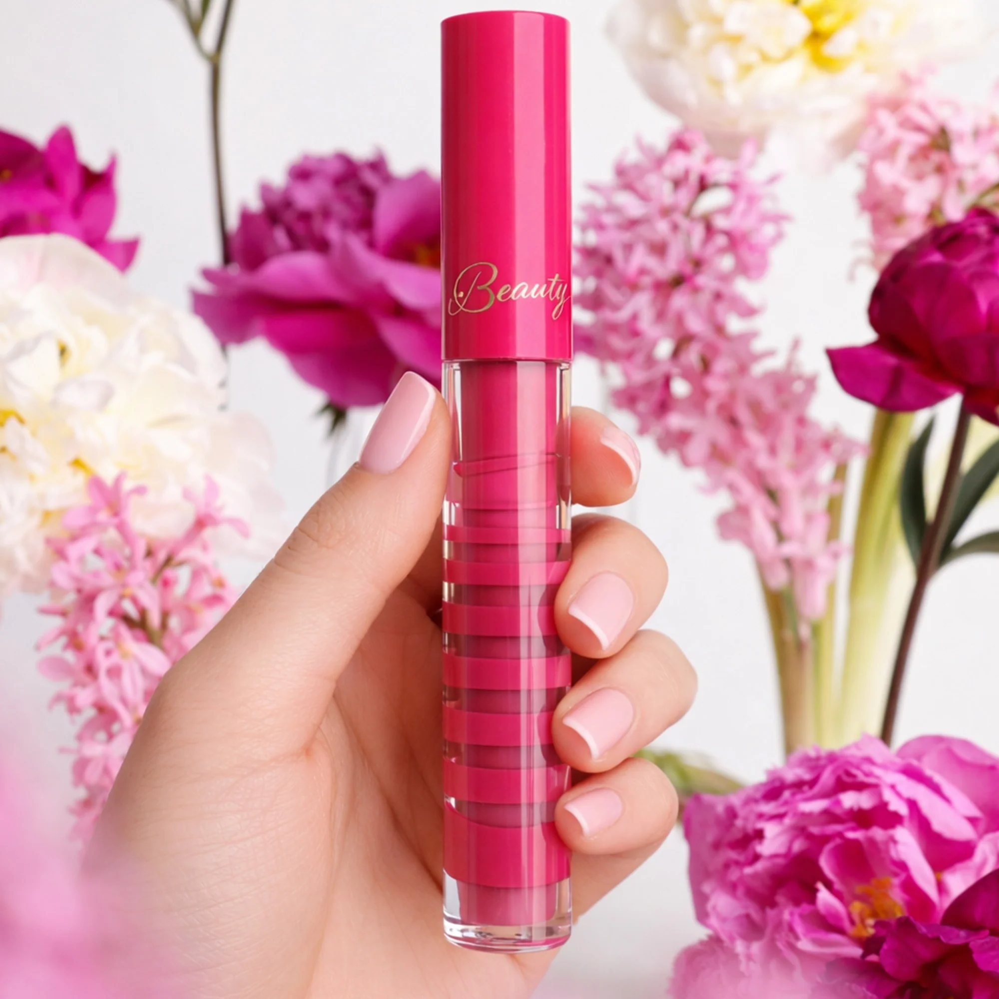 Rose 01 - Tinted Lip Gloss - Image 6