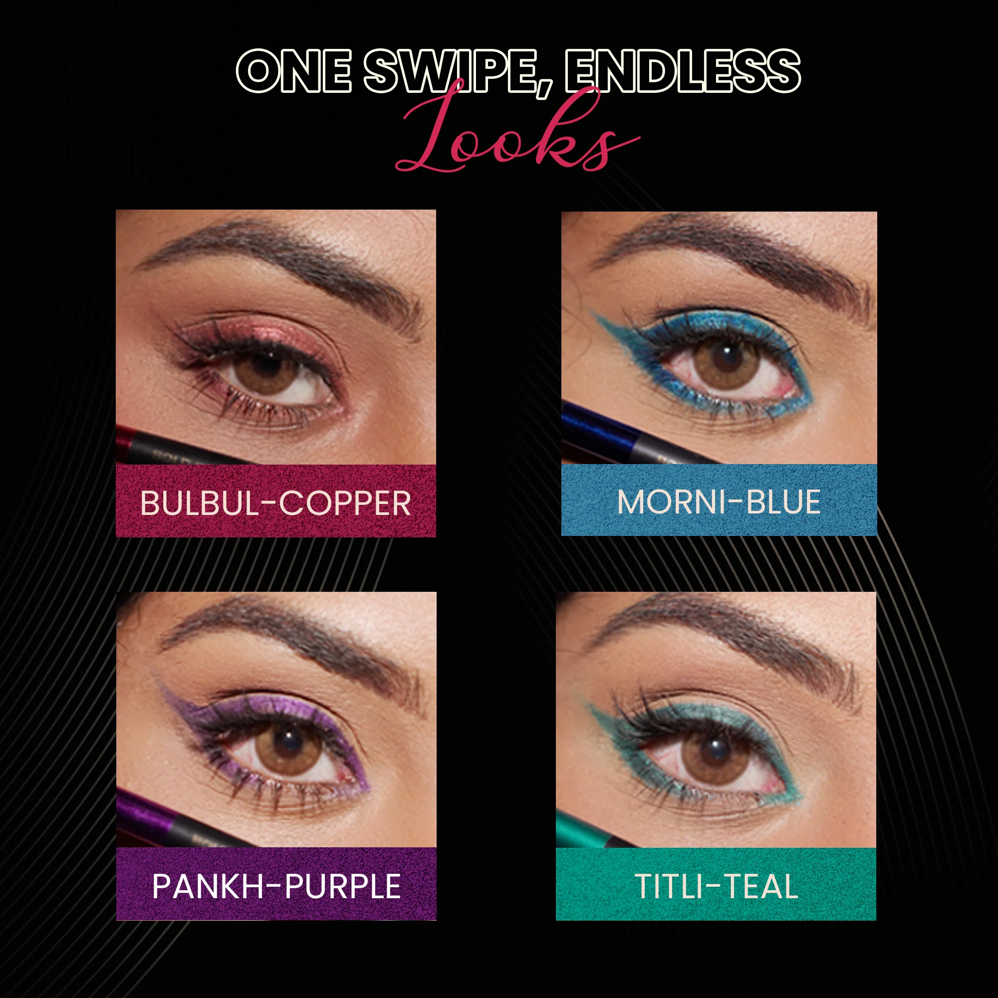 Shimmer Bright Beauty Kajal Pack-of-Four - Image 3