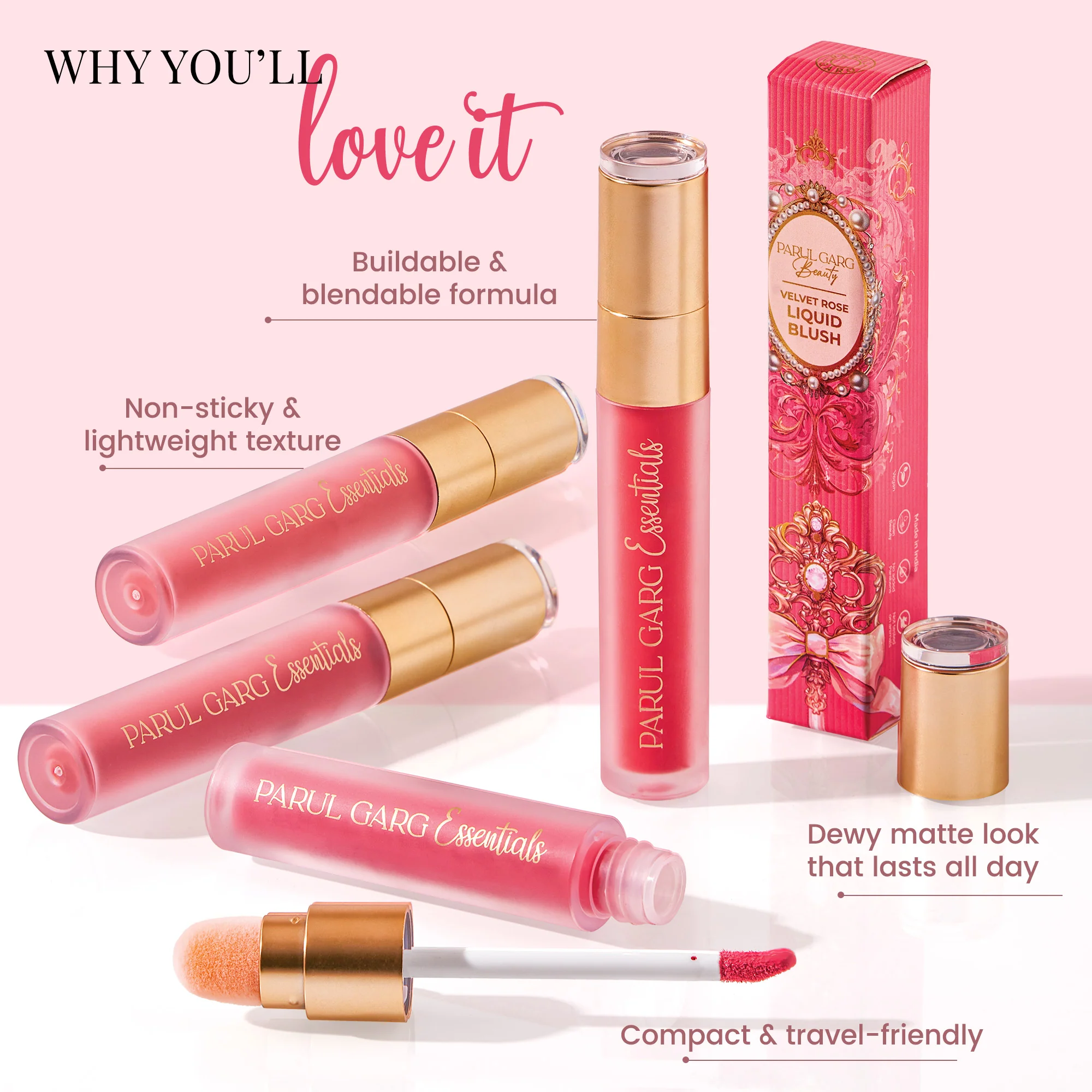 Pink Charm - Velvet Rose Liquid Blush - Image 5